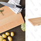 John Boos Maple Wood Edge Grain Reversible Cutting Board 18"x 12" x 1.25" | $28 | Amazon